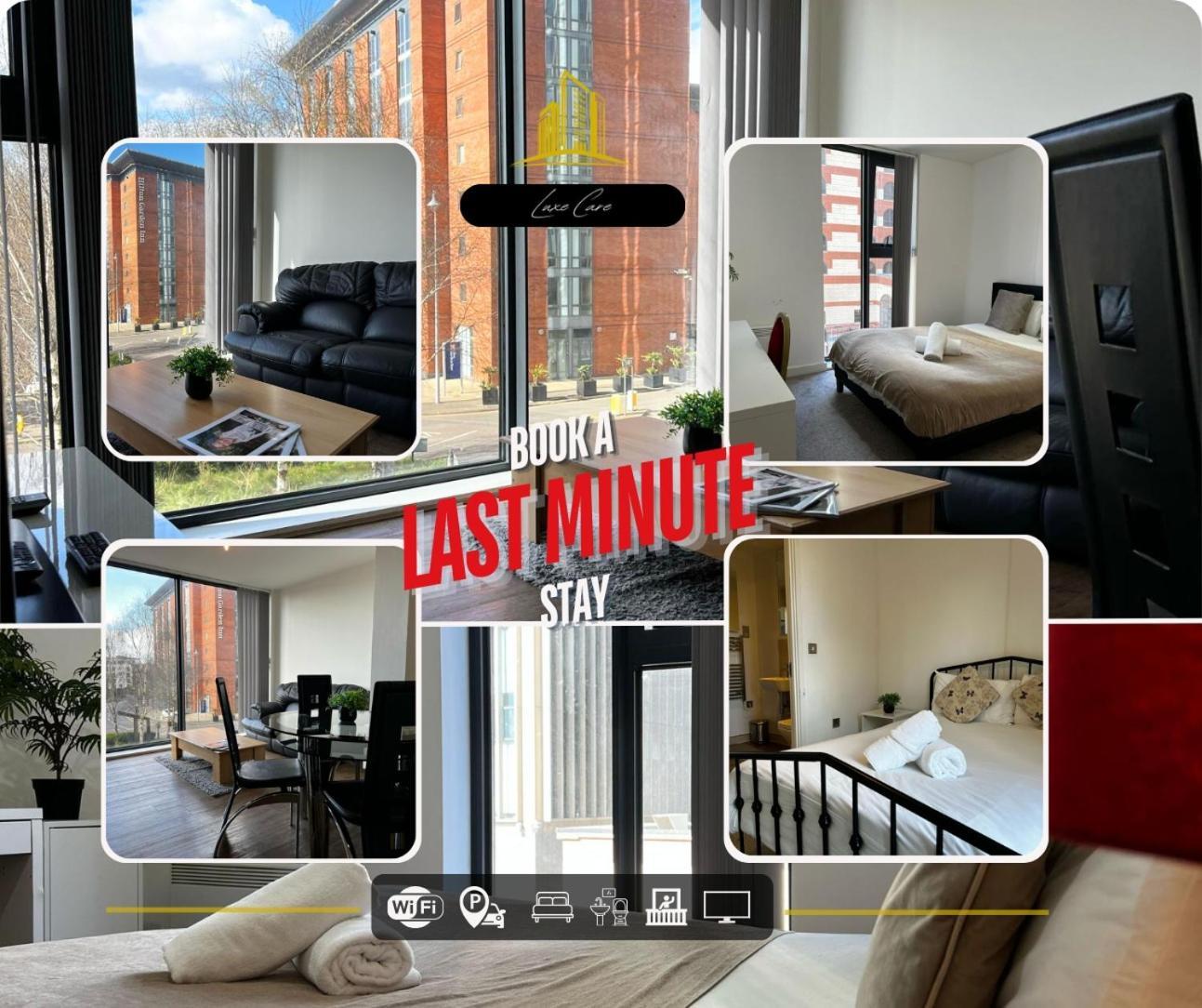 Last-Minute Specials L Book It Now L Sleeps Up To 4 L 2 Bed 2 Bath - Gym - Prime Birmingham Location L Jvt Short Lets Zewnętrze zdjęcie